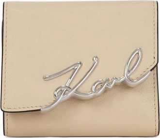Karl Lagerfeld K/Signature portemonnee - Beige