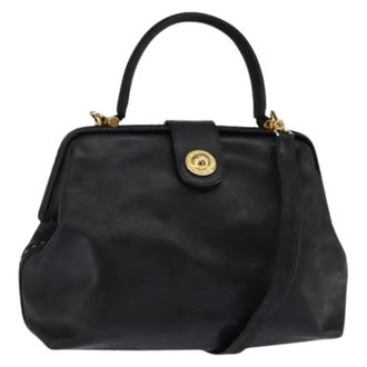 Celine Pre-owned Handbags, female, Black, Size: ONE SIZE Pre-owned Vintage Hand Bag