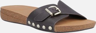 FitFlop Womens Fitflop iQushion Adjustable Buckle Leather Womens Chocolate Brown Sandals - Size: 8