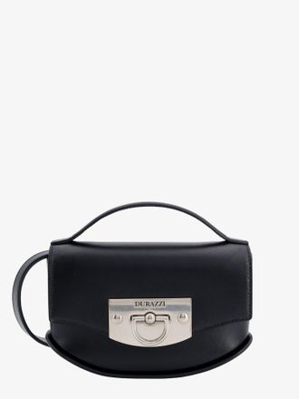 Durazzi Milano Borsa a mano in pelle con logo inciso - DURAZZI MILANO - gender_Woman