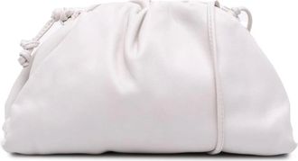 Bottega Veneta Pre-owned Cross Body Bags, female, White, Size: ONE SIZE Pre-owned Pouch Leather Bag