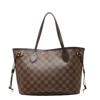 Louis Vuitton Damier Brown Cerise Red Color Pvc Leather Shoulder Bag Tote Bag (Pre-Owned)