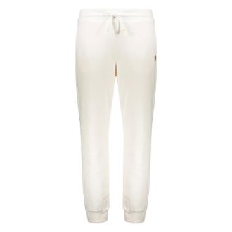 Parajumpers Track Pants met logopatch - Heren - Broeken - Wit - Maat: M Katoen
