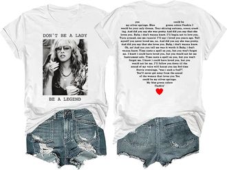 Generic Legend T-Shirt, Dont Be A Lady Be A Legend Shirt, Unisex Tshirt White