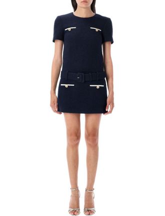 Self Portrait Bouclé Mini Dress