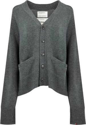 Extreme Cashmere PAPILLI pocket short cardigan - women - Cashmere - One Size - Grey