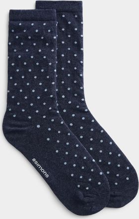 Simons Womens Pin dot socks