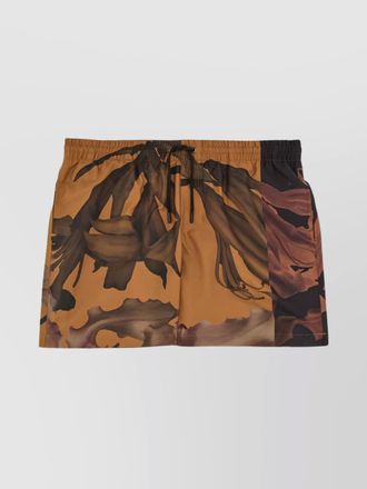 Dries Van Noten all over printed swimwear with elastic waist