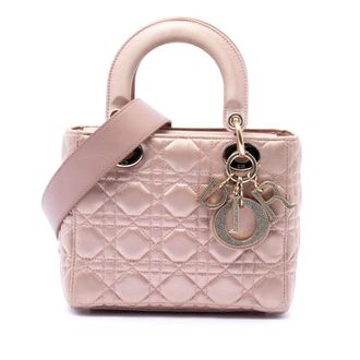 Dior Pre-owned Dior Small Satin Cannage Swarovski Lady Dior Ladies 5AZ4BOE9LXWUL99F