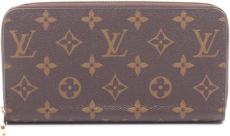 Louis Vuitton Brown Pink Rose Ballerine Monogram Leather Pvc Long Wallet (Bi-Fold) (Pre-Owned)