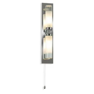 Netlighting Bathroom Wall Light Chrome IP44 in Grey