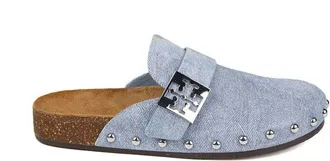Tory Burch Tory Burch Slippers Blauwe Wolk / Zilver