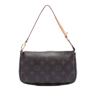Louis Vuitton Pre-owned Womens Monogram Pochette Accessoires - Brown Textile - One Size