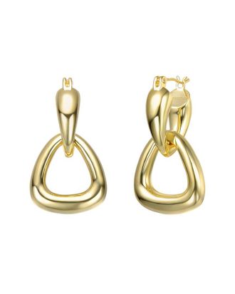 Rachel Glauber 14K Plated Drop Earrings