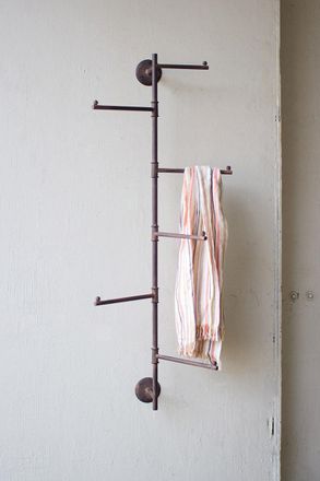Kalalou Rustic Wall Swivel Coat Rack