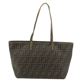 Fendi Bolso Tote de Pl&aacute;stico Vintage Pre-owned - Pre-owned - Mujer - Marr&oacute;n - ONE SIZE