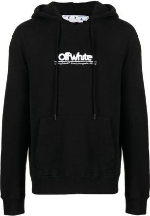 Off-white Chunky Logo Slim Fit Black Hoodie