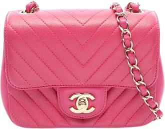 Chanel Borsa a spalla Pre-owned Mini Matelasse in pelle dagnello - - Pre-owned - Donna - Rosa - ONE SIZE