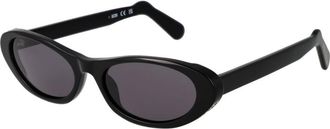 GCDS Black Plastic Sunglasses