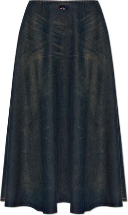 Diesel Rok De-Annie-S - Dames - Spijkerrokken - Blauw - W27 - Denim - Rokken