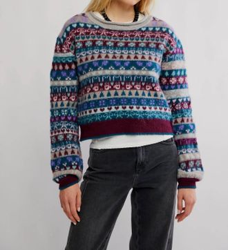 Free People Womens Favorite Things Sweater In Blue