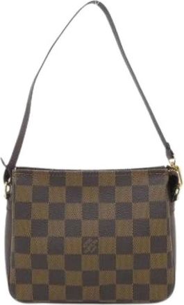 Louis Vuitton Pre-owned Shoulder Bags, female, Brown, Size: ONE SIZE Pre-owned Damier Pouch
