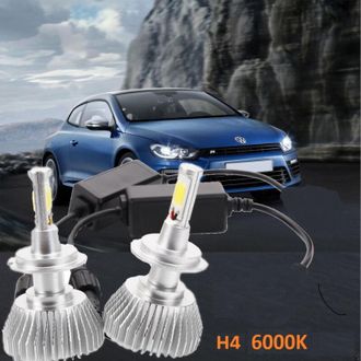 Trade Shop Trade Shop Traesio - Trade Shop - Kit H4 Led Lampade Cree Led 2800 Lumen 6000k Led Driver Luce Bianca