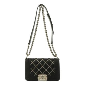 Chanel Pre-owned Vintage Schoudertas - Dames - Pre-owned - Zwart - Maat: ONE Size Leer