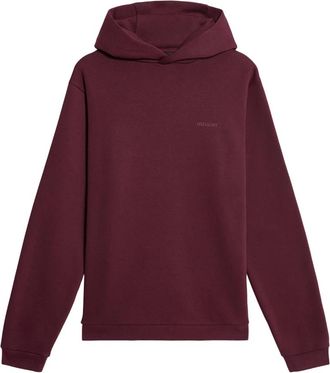 Lyle & Scott Logo Brushback Pullover Hoodie - Heren - Hoodies - Rood - S - Katoen - Hoodies & sweatvesten