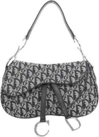 Dior Pre-owned Canvas Shoulder Bag - Dames - Vintage Schoudertas - Zwart - ONE Size - Vintage