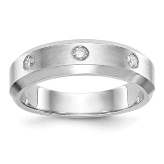 Diamond2Deal 14k Gold Lab Grown Diamond Wedding Band Ring 0.16Ct Clarity- VS Color- D-E