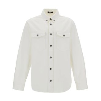 Versace Hombre, Camisas, Blanco, Talla: L