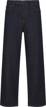 Carhartt Work in Progress Blue Logo Patch Denim Jeans