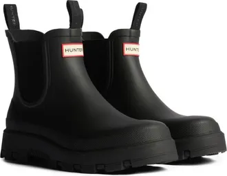 Hunter Elements Elastic Chelsea Boot Gummistiefel - Unisex | schwarz