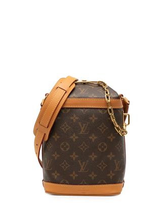 Louis Vuitton Borsa a tracolla Legacy Milk Box mini con monogramma 2019 - Marrone