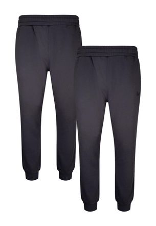 Siksilk Mens Black Pack of 2 Joggers XXL