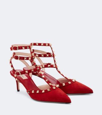 Valentino Garavani Salones Rockstud de ante