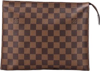 Louis Vuitton Brown Damier Toiletry Pouch 26 (Authentic Pre-Loved)