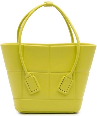 Bottega Veneta Pre-owned Handbags, female, Green, Size: ONE SIZE Pre-owned Woven Tote Bag