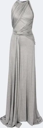 DAVID KOMA Draped jersey gown