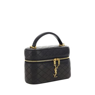 Saint Laurent Womens Black Calf Leather Bos Taurus Handbag Bag