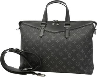 Louis Vuitton Pre-owned Vintage Aktetas - Heren - Vintage Handtas - Grijs - ONE Size - Vintage