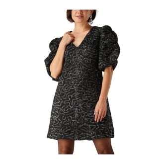 Y.A.S Zwarte Party Mini Jurk - Dames - Korte kleedjes - Zwart - M - Kleedjes