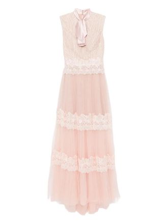 Saiid Kobeisy Lace Long Dress