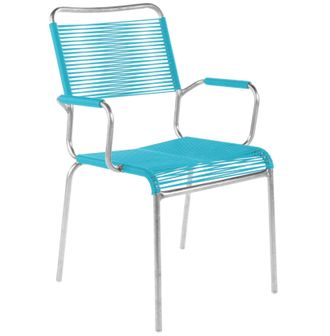 Schubiger M&ouml;bel Spaghetti-Stuhl Rigi mit Armlehnen