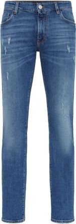 Billionaire Boys Club Straight Cut Statement Jeans - Heren - Slim Fit Jeans - Blauw - W30 - Denim - Jeans