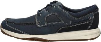 Clarks Sailview Lace - Heren - Veterschoenen - Blauw - 39 1/2 EU - Schoenen