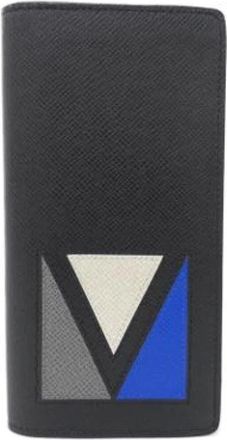 Louis Vuitton Pre-owned Wallets, male, Black, Size: ONE SIZE Pre-owned Long wallet (bi-fold)