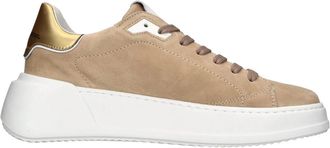 Philippe Model Sneakers Bruin - Dames - Sneakers - Bruin - 39 EU - Leer - Schoenen