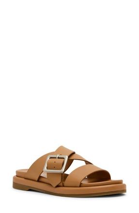 Blondo Larah Waterproof Sandal in Almond Leather at Nordstrom, Size 9.5